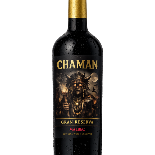 VINO CHAMAN GRAN RESERVA MAL 14.5G 750CC